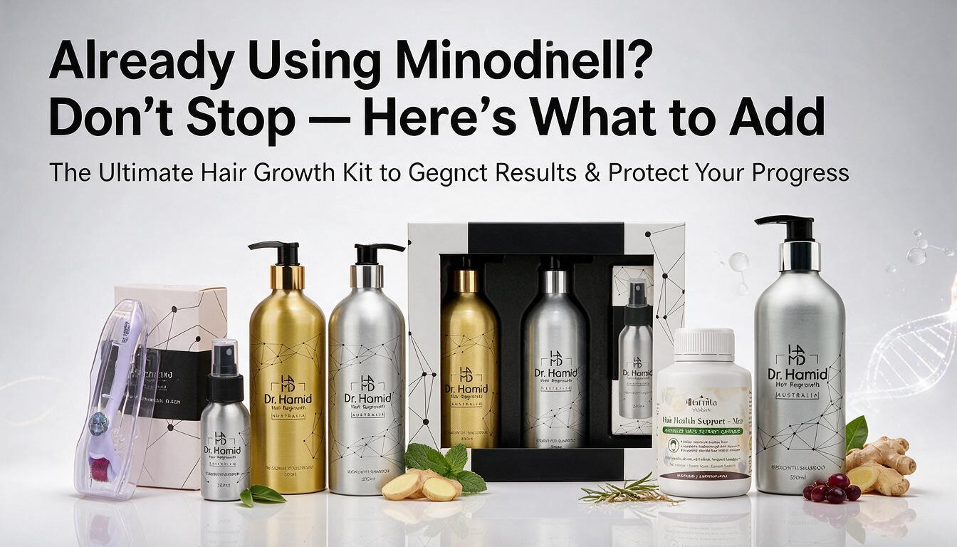 Already Using Minoxidil? Don't Stop — Here's What to Add