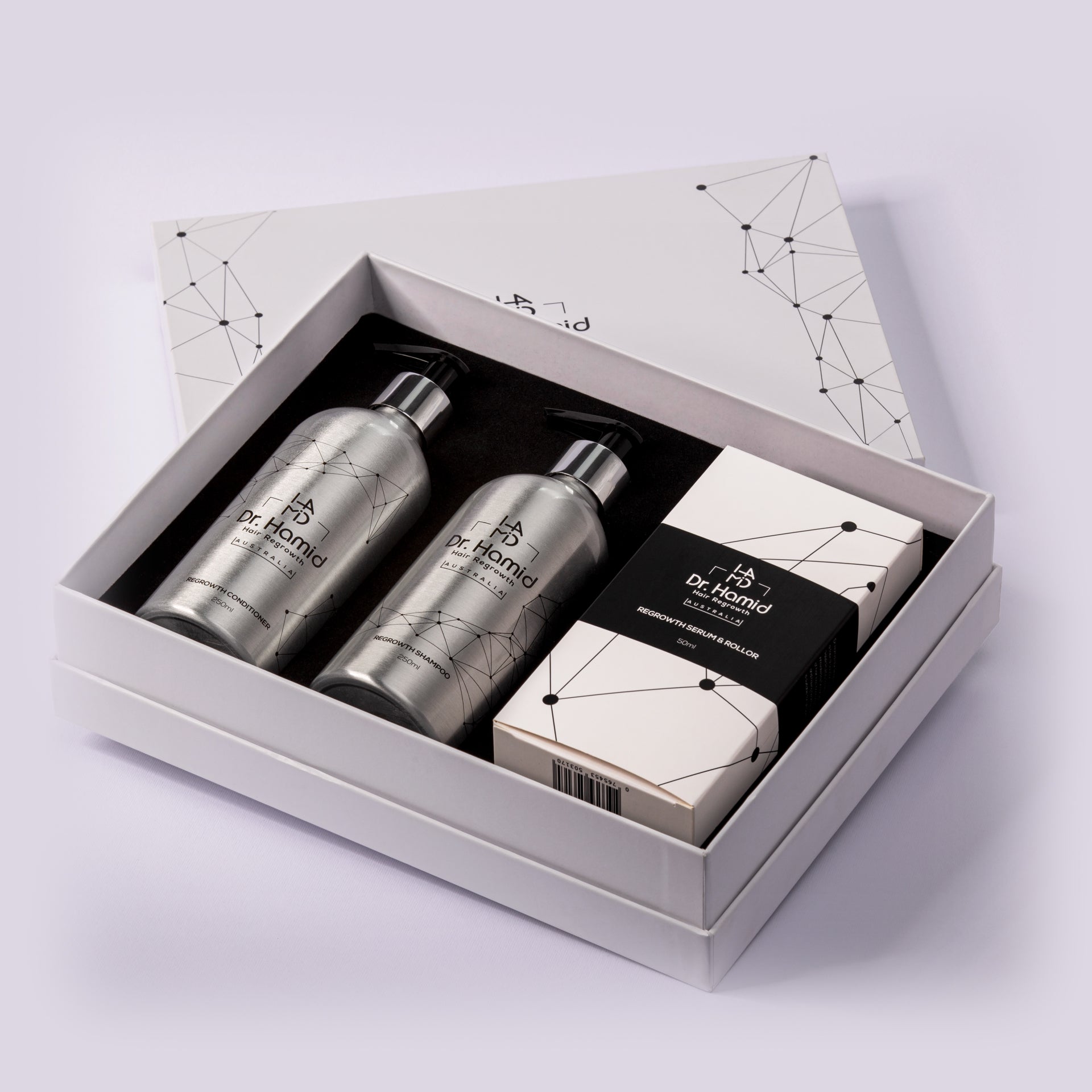 Dr Hamid hair regrowth Full Package box in Premium bundle