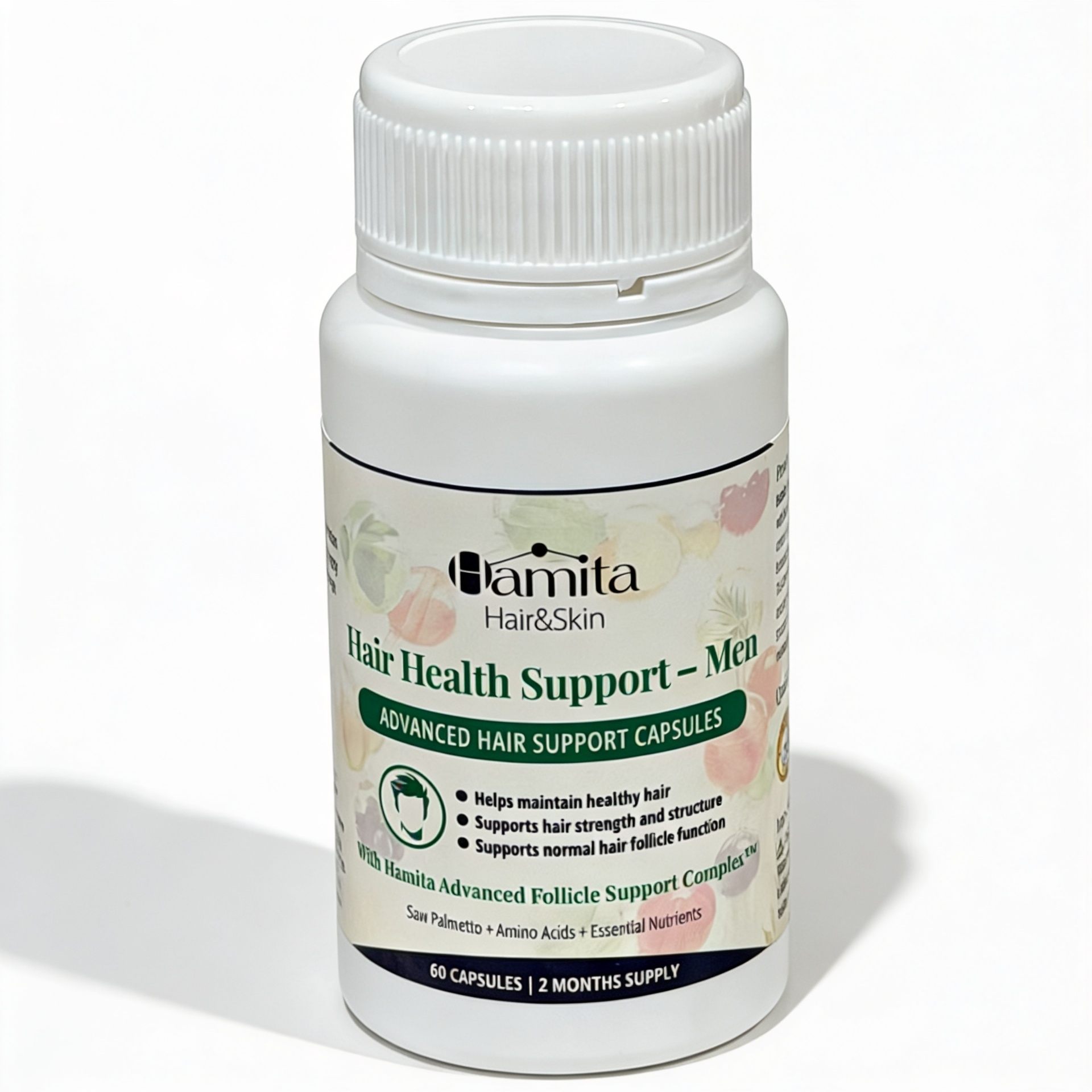 Hamita Hair Growth Capsules for Men — Advanced Natural Hair Growth Supplement | 60 Capsules