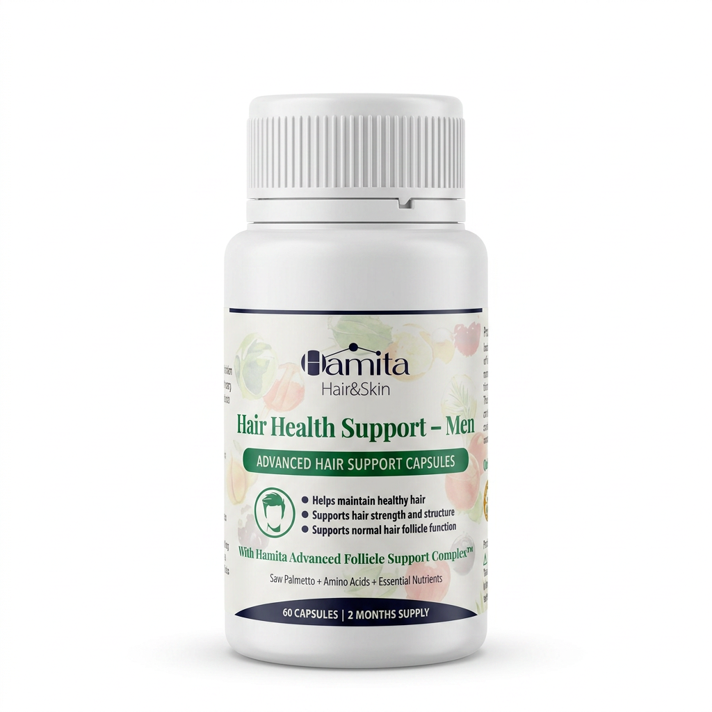 Hamita Hair Growth Capsules for Men — Advanced Natural Hair Growth Supplement | 60 Capsules