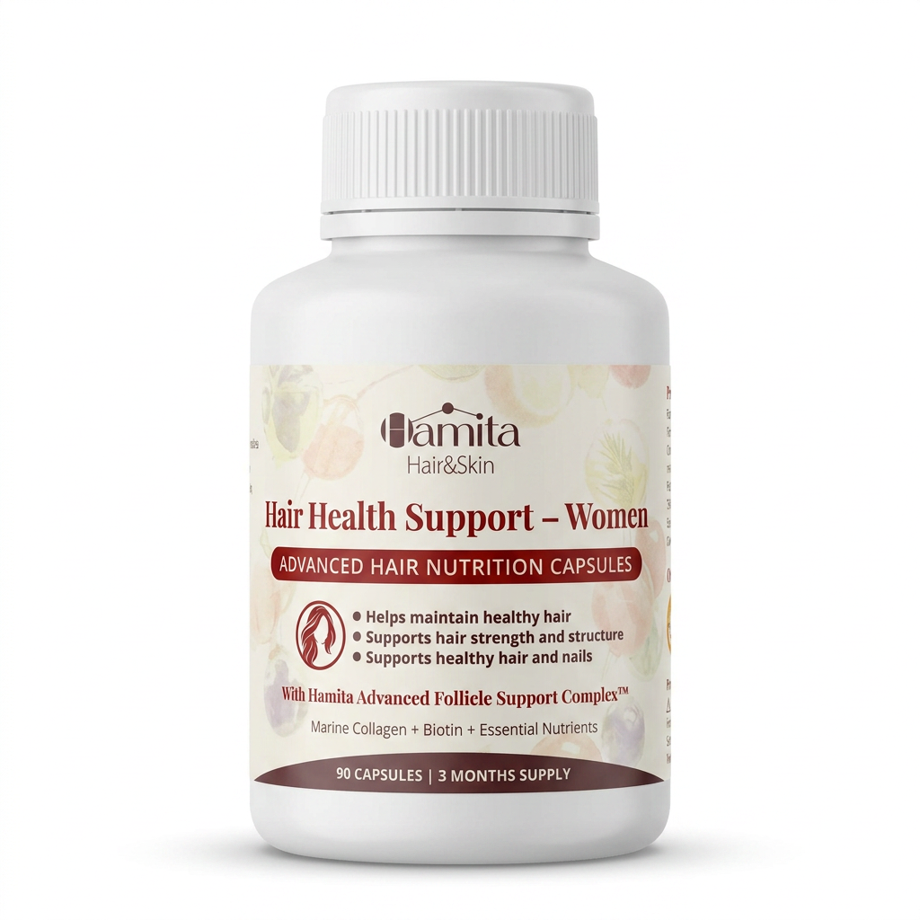 Hamita Hair Growth Capsules for Women — Advanced Natural Hair, Skin & Nail Supplement | 90 Capsules