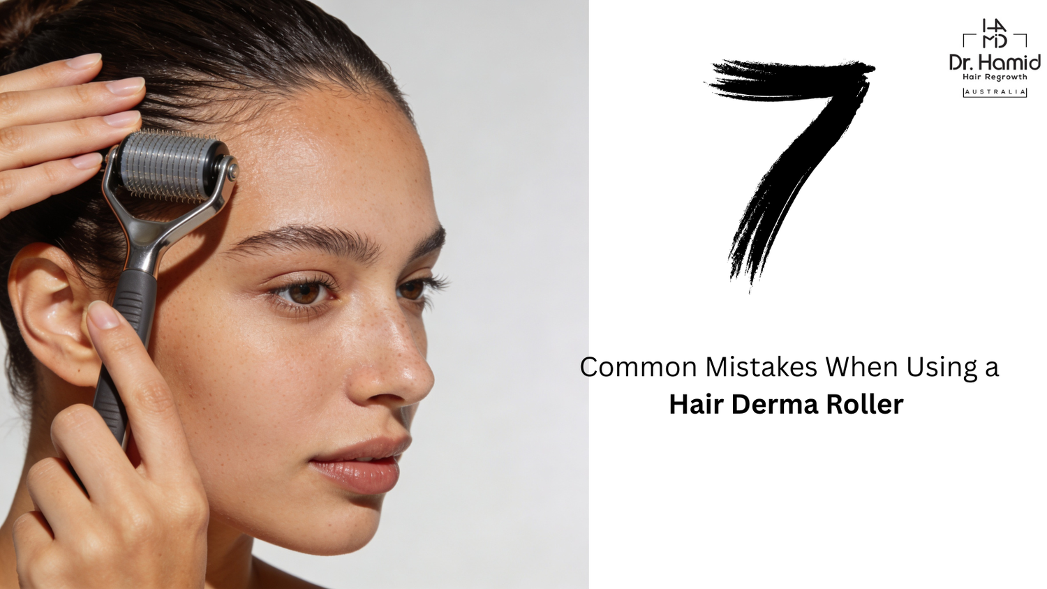 derma roller for hair growth mistakes