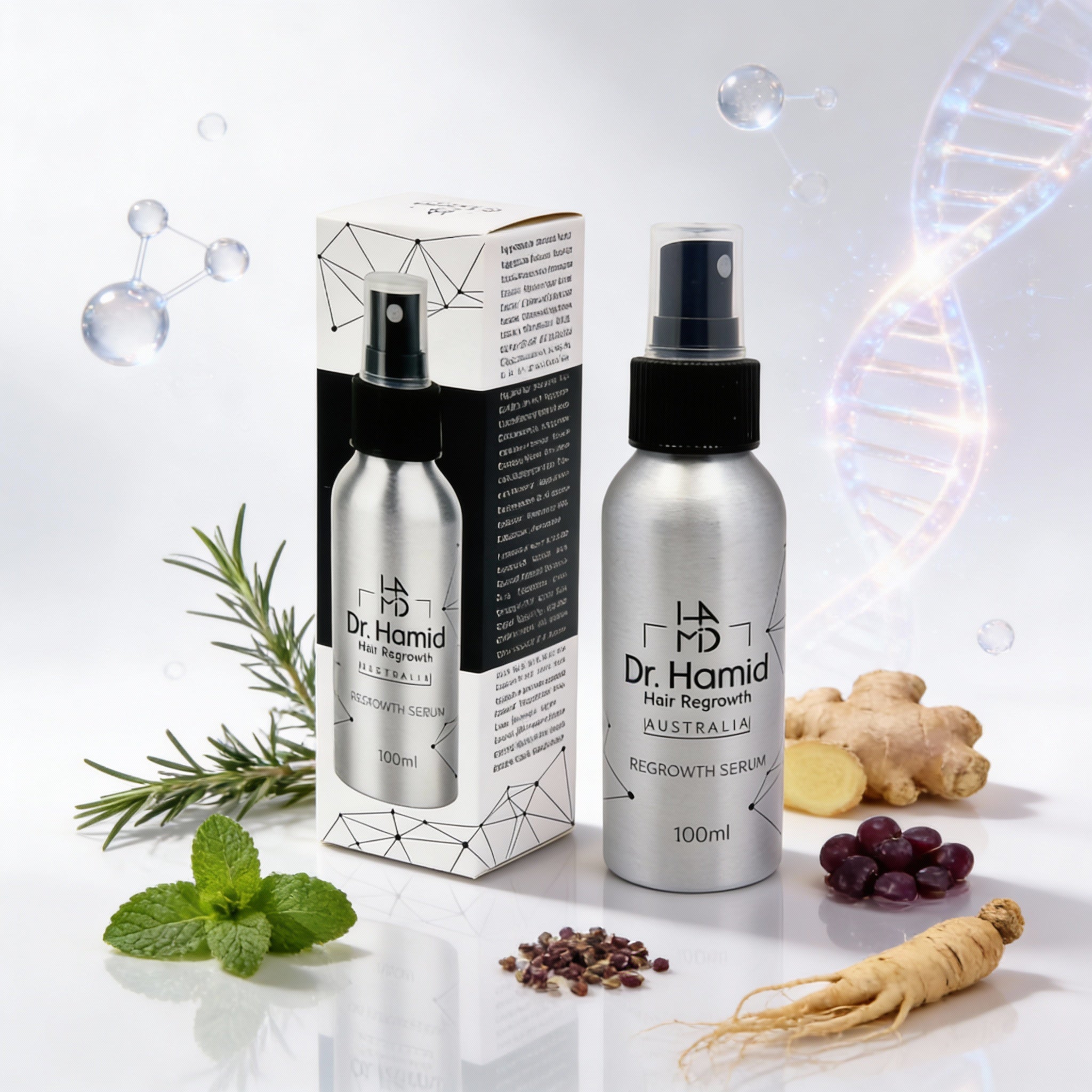 Hair Regrowth Serum Package