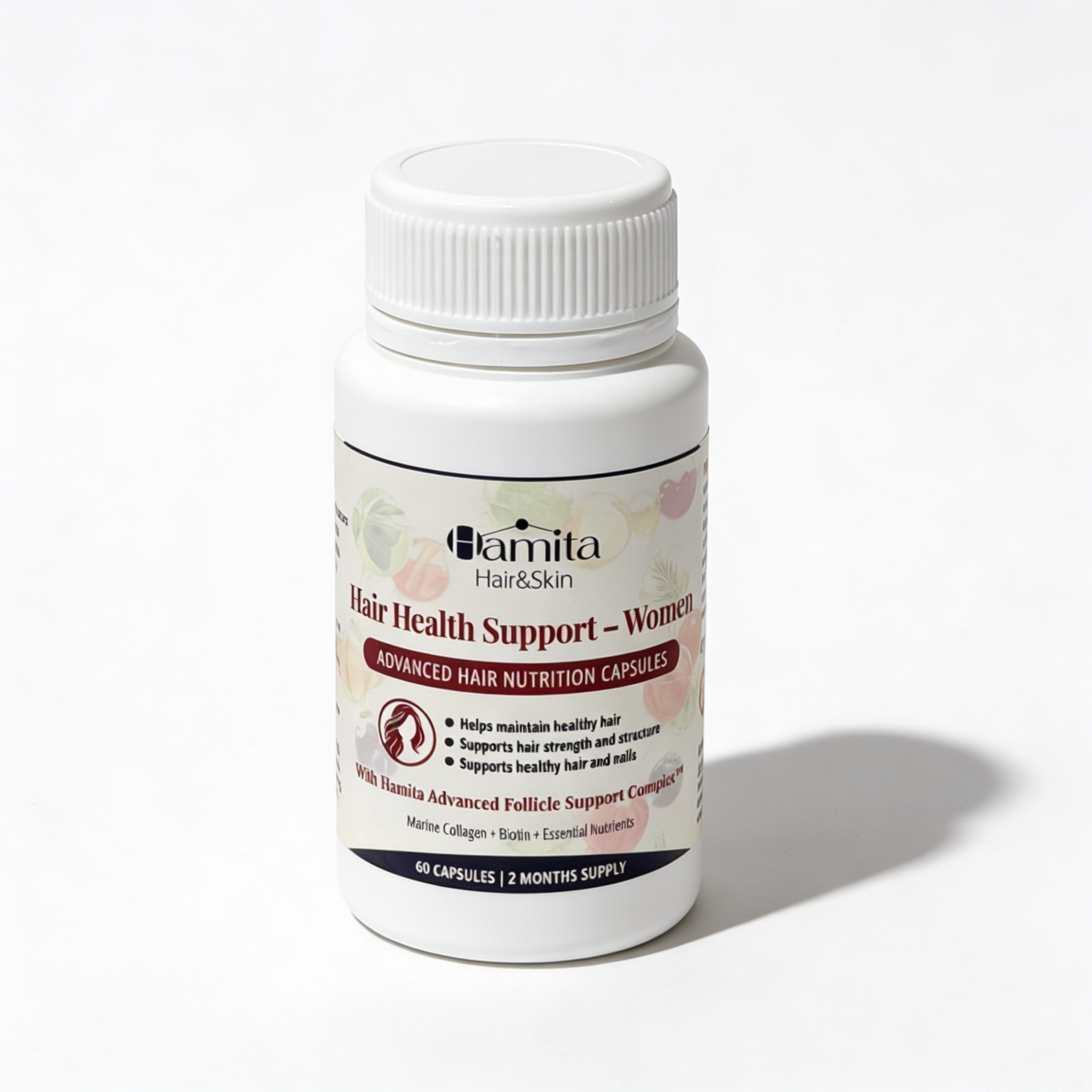 Hamita Hair Growth Capsules for Women — Advanced Natural Hair Growth Supplement | 60 Capsules